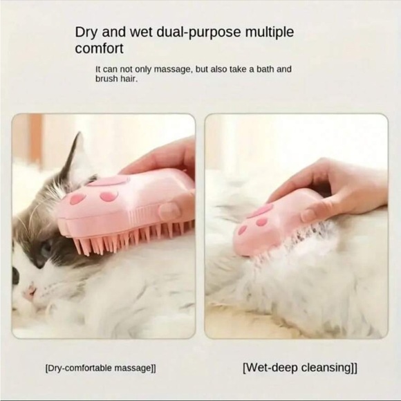 🌿Free w/ Bundle! SHEIN | Steam Cat Brush - Picture 5 of 6